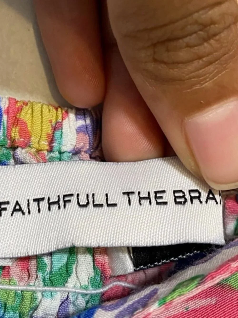 Faithfull The Brand Floral Smocked Midi Dress – Size M (US 6 / AUS 10)
